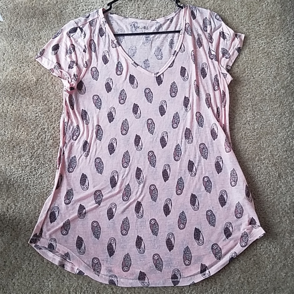 Mudd very cute owl printed shirt. Size large.